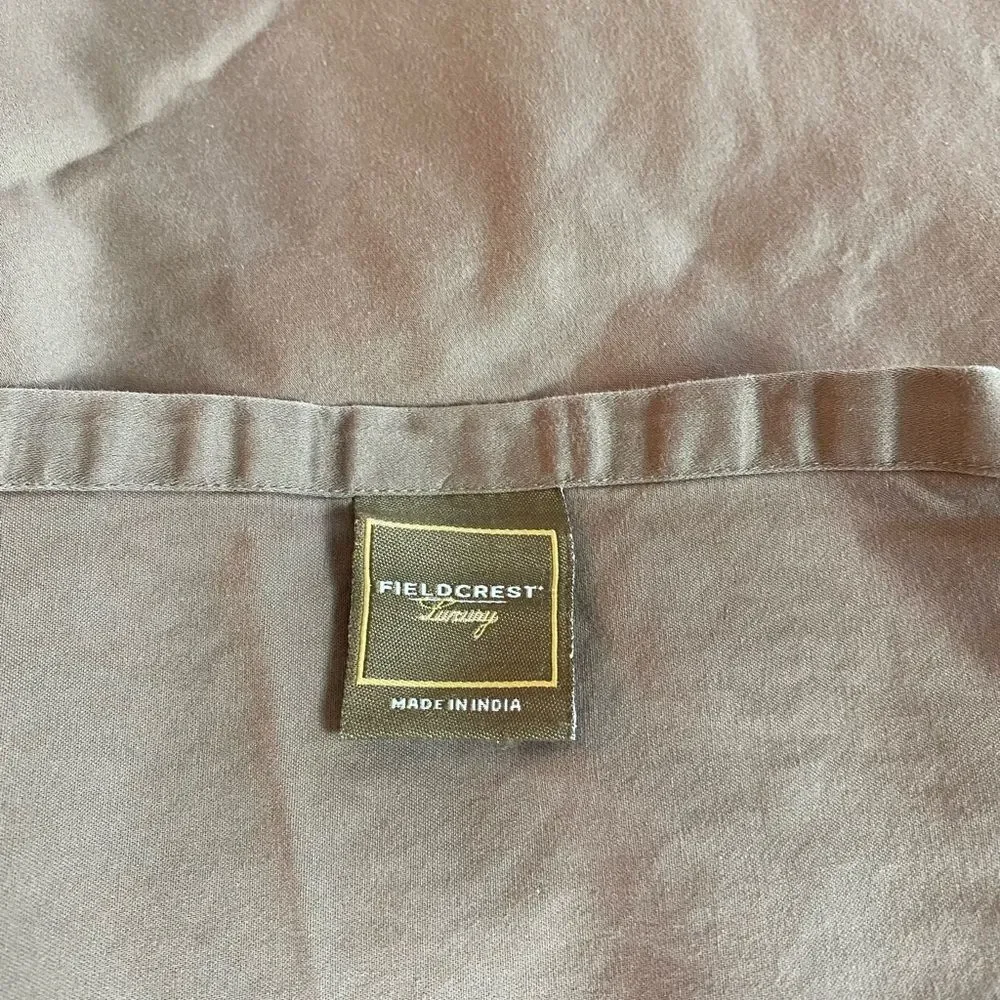 Luxurious Tan Bedding Sheet Set by Feildcrest 100% Egyptian cotton